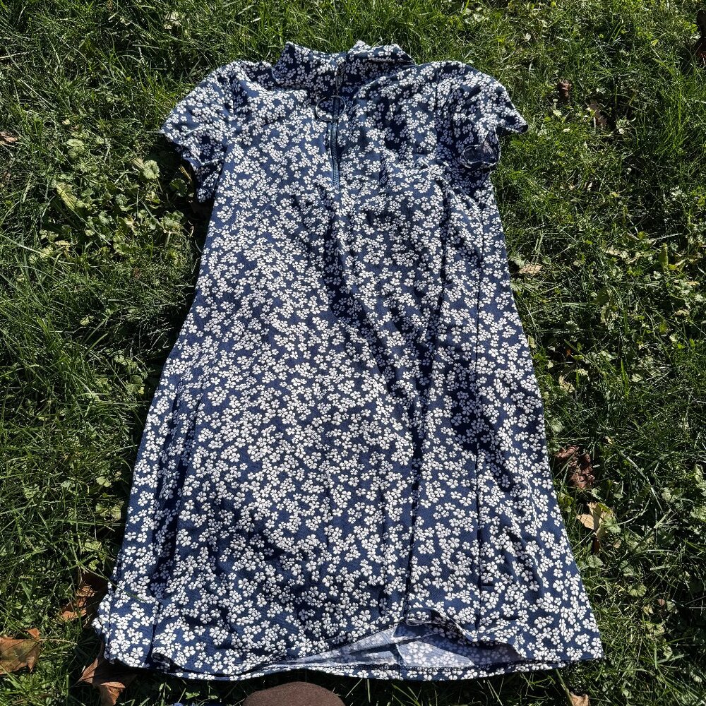 VTG Daisy Zipper Dress